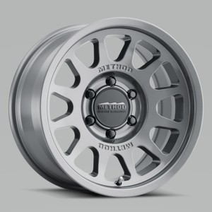 MR703 15x7 +15mm Offset 5x100 56.1mm CB Gloss Titanium Wheel