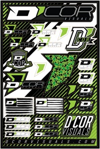 D'Cor Visuals Brand Universal Decal Sheet - 12 mil Ultracurve Vinyl