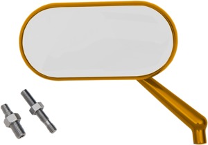 Oval Mirror Rh Gold