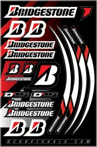 Bridgestone Universal Decal Sheet - 12 mil Ultracurve Vinyl