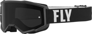 Focus Sand Goggles Black/White w/ Dark Smoke Lens