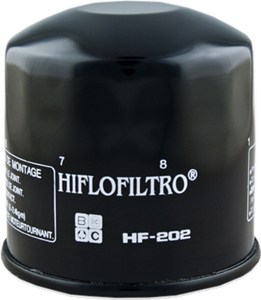 Oil Filter - Black - For 82-98 Honda CB VF/R VT Kawi EN450 VN