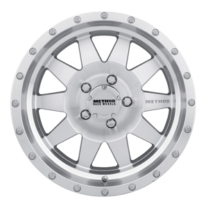 MR301 The Standard 15x7 -6mm Offset 5x4.5 83mm CB Machined/Clear Coat Wheel