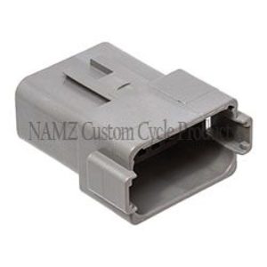 12 Wire Deutsch Plug - 12 Wire Deutsch Recpt Gry