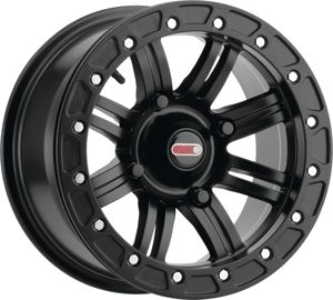 GZ801 LiteLoc 14x10 5+5/0mm Offset 4x136 110mm CB Matte Black w/BH-H2020M Wheel