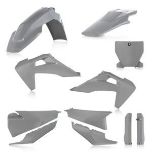 Full Plastic Kit - Gray - Fits Many 19-22 Husqvarna 125-450