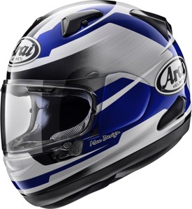 Arai Quantum-X Steel Helmet 2XL Blue/Silver - Full-face helmet with advanced safety features