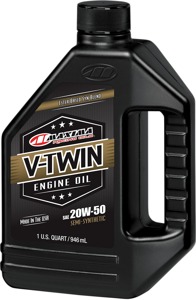 V-Twin Synthetic Blend Oil - V-Twin Syn Blend 20W50 Qt