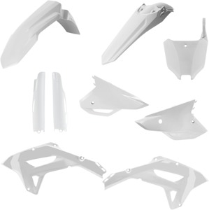 Full Plastic Kit - White - for 21-23 Honda CRF250RX/450RX