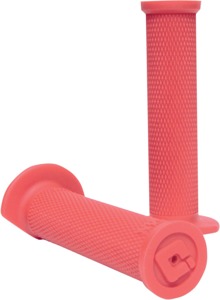 ODI Ruffian Single-Ply ATV Grips Red - Durable ATV grips with knurled pattern