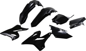 Full Body Replacement Plastic Kit - Black - For 15-21 Yamaha YZ125 & YZ250