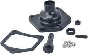 Solenoid Cover Starter Button - Gloss Black - For 1.2/1.4kW offset gear reduction