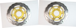 Floating Contour Brake Rotor Front Set