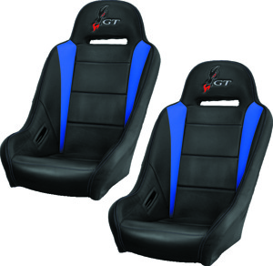 DragonFire Racing HighBack GT Seat Pair Black/Blue