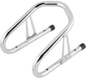 BikeMaster 6-1/2in Wheel Chock Chrome