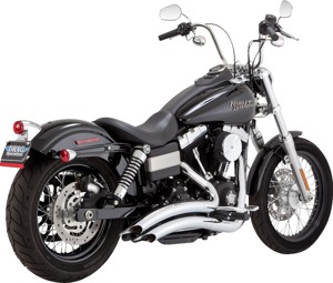 Vance & Hines HD Dyna 06-17 Big Radius 2-2 Chrome PCX Full System Exhaust