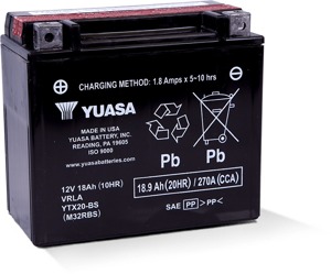 AGM Maintenance Free Battery YTX20-BS