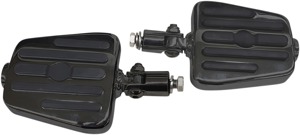 Mini Driver Floorboards Black 3/8" Mounting Bolts