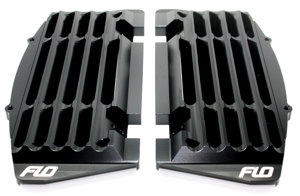 High Flow Radiator Guards - Black - For 14-19 Yamaha WR/YZ