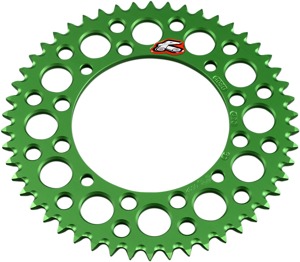 420 50T Rear Sprocket Green - For 00-20 Kawasaki KX65