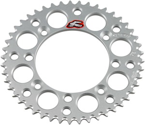 Rear Sprocket Grooved - Silver 428-47 Teeth - For 02-22 Suzuki RM 85/ 93-18 Yamaha YZ80/YZ 85