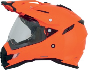 FX-41DS Full Face Dual-Sport Helmet Gloss Hi-Vis/Orange X-Small