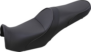 World Sport Performance Plain CarbonFX Vinyl 2-Up Seat - For Yamaha FZ1