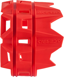 Muffler / Silencer Protector - Red Flexible Rubber - Fits Most 2 Stroke & Smaller 4 Stroke Mufflers