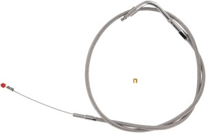 Braided Stainless Steel Idle Cable - Replaces HD # 56342-01