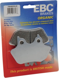 Chrome Plated V Series Brake Pads - Replaces Harley Davidson # 44082-00/00C