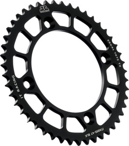 Black Aluminum Rear Sprocket - 47 Teeth 428 Pitch