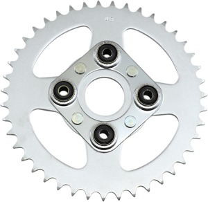 Steel 520 43T Sprocket Steel Raw - For Honda ATC185S ATC200S ATC250R TRX200SX