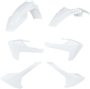 Plastic Kit - Original 2020 White - For 17-20 Husqvarna TC 65