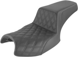 Step-Up Front Lattice 2-Up Seat - Black - For 20-24 Indian Challenger