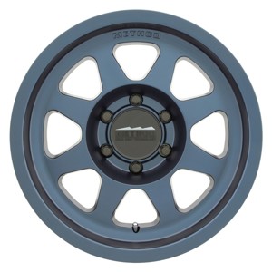 MR701 17x8.5 0mm Offset 6x5.5 106.25mm CB Bahia Blue Wheel