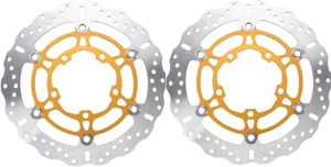 Floating Contour Brake Rotor Front Set