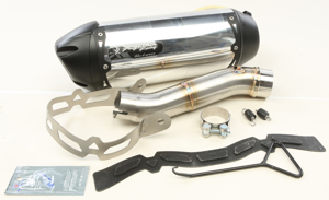 S1R "Back" Slip On Exhaust - Aluminum - For 16-17 Honda CB/CBR 500