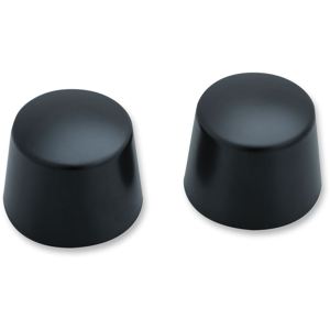 Front Axle Nut Caps Satin Black