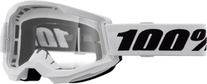 Strata 2 White Goggles - Clear Lens