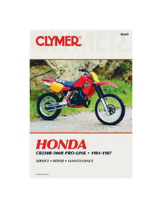 Shop Repair & Service Manual - Soft Cover - For 81-87 Honda CR 250-500