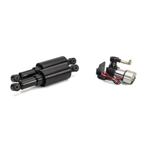 Smooth Ride Air Shocks - Black - For 08-17 Harley Dyna