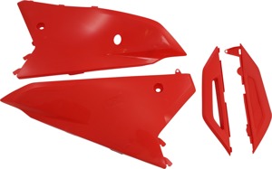 21-24 Honda CRF250R/250RX/CRF450R/RX/ CRF450R-S Side Panels Upper/Lower - Red