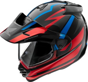 Arai XD-5 Africa Twin Helmet XL Red Gloss Unisex - Adventure dual-sport helmet in XL, Red Gloss