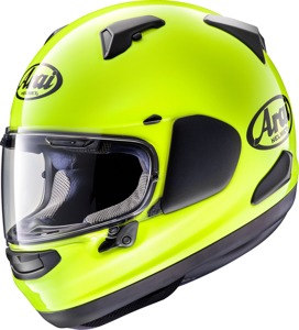 Arai Signet-X Solid Helmet Fluorescent Yellow Small - Full-face helmet in Fluorescent Yellow