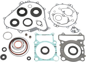 Complete Gasket Kit w/Oil Seals - For Yamaha Kodiak Rhino Grizzly Wolverine