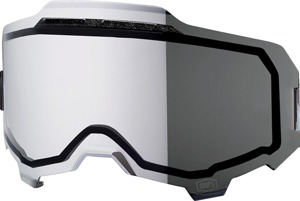 100% Armega Dual Pane Vented Lens - Silver Mirror