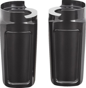 Black Method Performance Bagger Fork Guards - Fits 14-23 Harley Touring & Trike Models