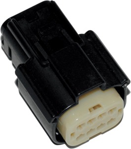 Molex 8-Position Female Connector - Molex 8-Pos Fem Conn Blk