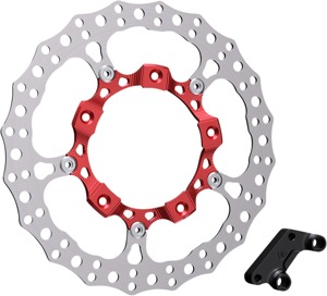 14" Full Floating Rotor Kit - 14"Floating Rt Spoke Red