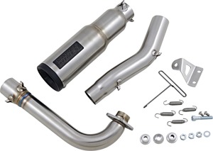 Hi-Output Hooligan Full Exhaust - Stainless Steel - For 17-20 Honda Grom